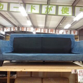 【店舗同時販売中】　ＲＥＬＡＸ　ＦＯＲＭ　リラックスフォーム　３人掛けソファー　デニム色　布地　【店頭ご来店購入限定】 店舗同時販売中】 RELAX FORM リラックスフォーム 3人掛け
