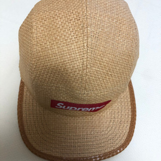 新品未使用】シュプリーム supreme Raffia Camp Cap Tan
