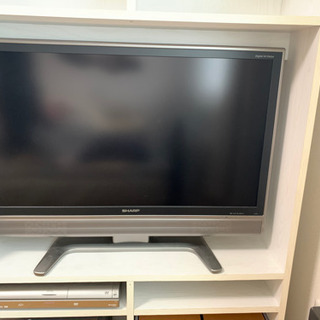 【最終出品・値下げ】SHARP AQUOS 37インチ DVDレコーダー付の画像