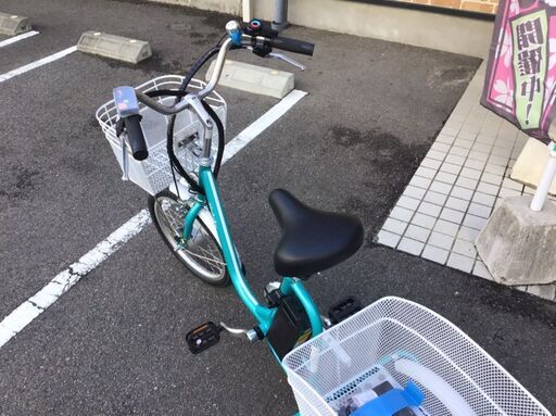 モノマニア四日市】【引き取り限定】 MIMUGO電動アシスト三輪車 美品