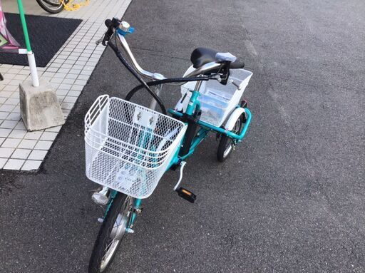 モノマニア四日市】【引き取り限定】 MIMUGO電動アシスト三輪車 美品