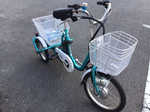モノマニア四日市】【引き取り限定】 MIMUGO電動アシスト三輪車 美品