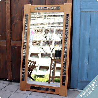 デンマークから入荷したオーク材フレームにタイルを貼ったウォール 