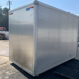 No.483 アルミバン 2ｔ アルミ箱 バイク倉庫 トラックコンテナ コメ保管庫 物置 DIY No.483 アルミバン 2t アルミ箱 バイク倉庫 トラックコンテナ コメ