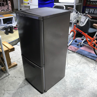 【リサイクルショップ八光　安心の3か月保証　旧鹿児島市内配達・設置無料】パナソニック Panasonic NR-B149W-T [冷蔵庫 （138L・右開き） 2ドア マホガニーブラウン]　2016年製