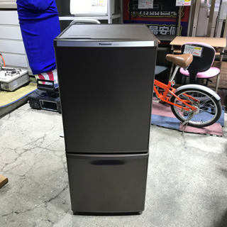 【リサイクルショップ八光　安心の3か月保証　旧鹿児島市内配達・設置無料】パナソニック Panasonic NR-B149W-T [冷蔵庫 （138L・右開き） 2ドア マホガニーブラウン]　2016年製
