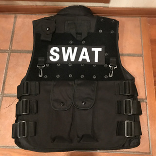 SWAT タクティカルベスト　USワッペン付　美品