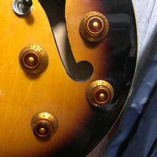 Epiphone dot sunburst とiRig2のセット