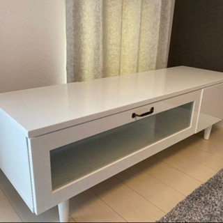 最終値下げ】ニトリテレビ台 ホワイト テレビボード 扉付き 収納付