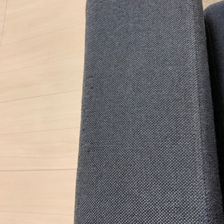 ニトリ　布張りソファベッド(タキノウ3 GY)