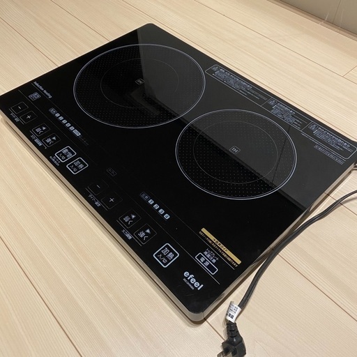 【受渡予定者決定】ＩＨ　二口　コンロ