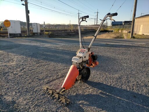 クボタ らく刈り AZ50 兵庫県 三田市発 動画有 自走式 草刈り機 バリカン 2サイクル 1.8馬力 動作確認済み 実動 現状 農機具