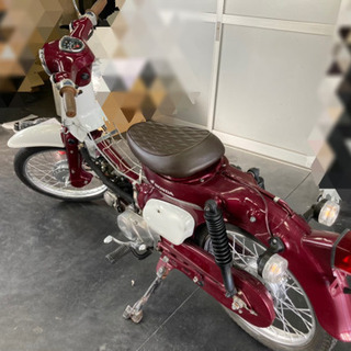 実働！　お洒落カスタム　カブ50 ボルドー　ワインレッド 実働！ お洒落カスタム カブ50 ボルドー ワインレッド
