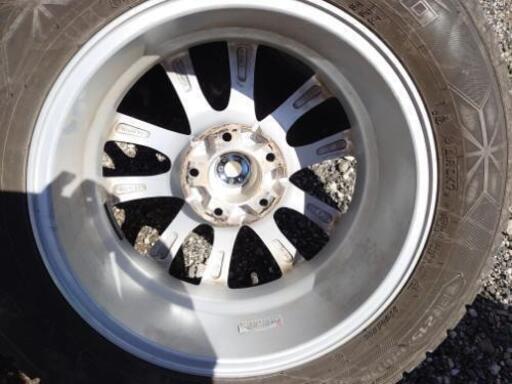 バリ山 GRASS 215/60R16 スタッドレスタイヤホイール4本 アルファード