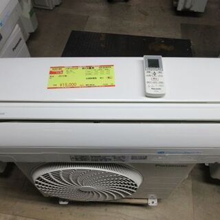 K02180　パナソニック　中古エアコン　主に6畳用　冷2.2kw／暖2.2kw K02180 パナソニック 中古エアコン 主に6畳用 冷2.2kw／暖2.2kw