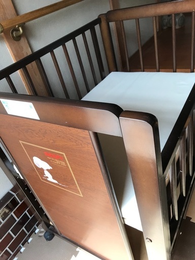 商品名 キンタロー ミニ ベビーベッド 2way スヌーピー ココ 橿原のベッド ベビーベッド の中古あげます 譲ります ジモティーで不用品の処分