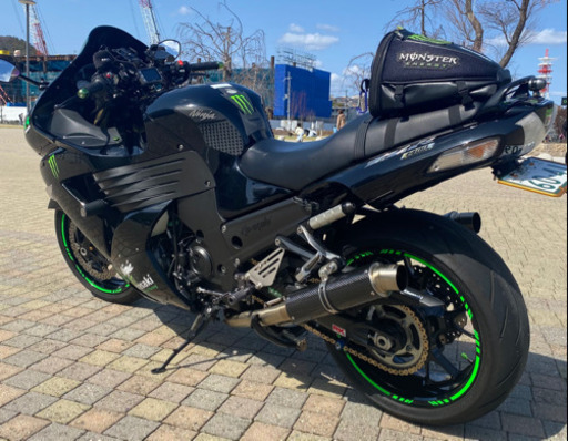 大型バイク カワサキKawasaki ZZR1400 ZX14 モンスター仕様