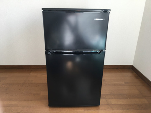 冷蔵庫　2ドア　90L black 【美品】