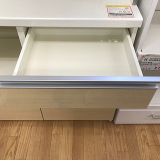 リサイクルショップ八光 田上店 配達・設置OK】ホワイト＆クリーム食器棚