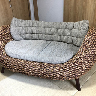 ウォーターヒヤシンス　2人掛ソファ