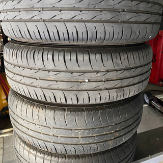 タイヤあげます。　165/65R13 4本　ダンロップ　無料です。