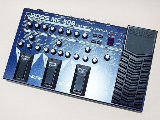 【苫小牧バナナ】BOSS/ボス ベース用 マルチ・エフェクター Bass Multiple Effects ME-50B ケース付き 状態良好♪