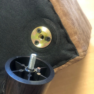 L字型ソファー　レザーテックス製　