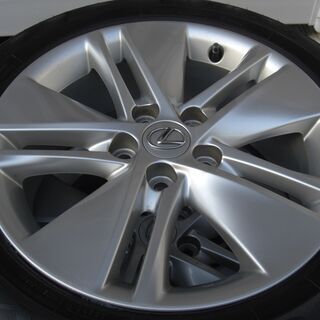 トヨタレクサスホイール付タイヤ5穴215/55R/17 94Wグッドイヤー4本セット