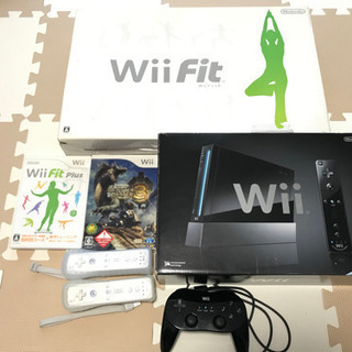 Nintendo Wii 本体+Wii Fit Plus+MON...