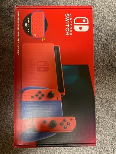 【新品未使用】★Nintendo Switch本体★ マリオ レッド ブルー