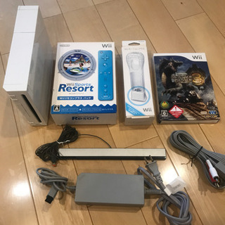 Wii 本体セット+Wii sports resortリモコンプ...