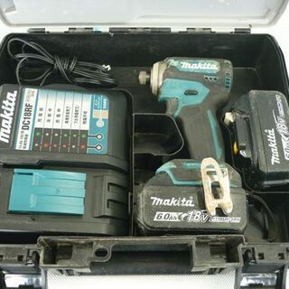 ☆充電式インパクトドライバ makita マキタ TD171DRGX バッテリ2個付き 18V 6Ah 充電器付き グリーン 緑 電動工具 コードレス DIY 札幌 北20条店