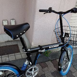 Animato]BRACKBIRD(ブラックバード)20吋 リヤサス付き折り畳み自転車 