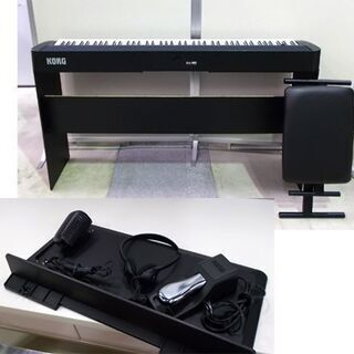 ◇電子ピアノ コルグ B1 88鍵 2017年製 黒 スリム コンパクト KORG