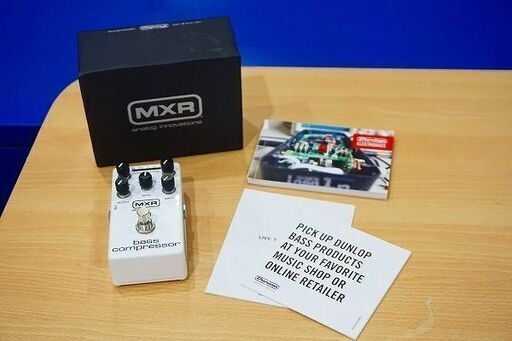 【苫小牧バナナ】MXR/エムエックスアール Bass Compressor ベース用コンプレッサー エフェクター M87 美品 箱あり♪