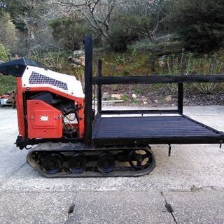 運搬車 ヤンマーPKG OHVガソリンエンジン7馬力 ❢❢ 荷台広く キャタ