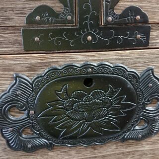 6/23販売済価格見直しました！鍵2本付｜7段焼桐箪笥｜7段焼桐チェスト