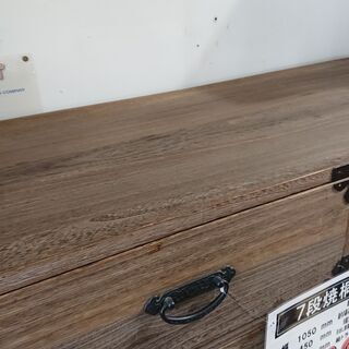 6/23販売済価格見直しました！鍵2本付｜7段焼桐箪笥｜7段焼桐チェスト