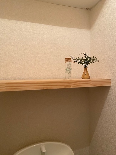 無料 Diy トイレの棚突っ張り棒なので穴を開けなくてok れれれちゃん 元住吉の収納家具 トイレ収納 の中古あげます 譲ります ジモティーで不用品の処分