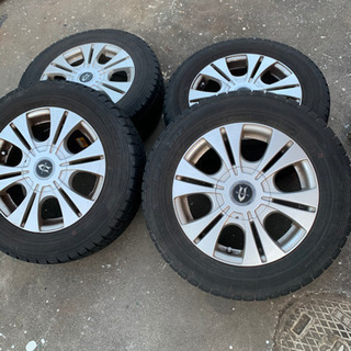 195/65R15 スタッドレスタイヤ 4本ホイール付