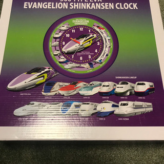 EVANGERION 500 TYPE EVA 新幹線クロック めちゃ可愛いです！ エヴァ！