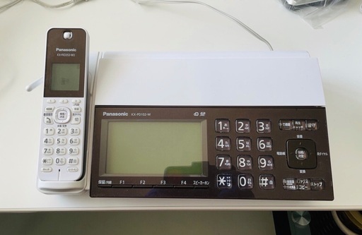 ☆美品☆ パナソニック KX-PD102-W デジタルコードレス普通紙ファクス