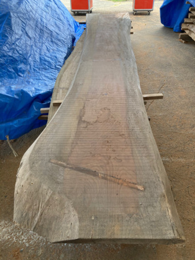 欅 ケヤキ 天板 テーブル用 418×ＭAX79㎝前後×板厚4.3前後（仕上り）