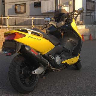 ヤマハ T-MAX500 2型カスタム車、車検2年付、雨天未使用、室内除湿