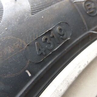 日産純正　キューブなど　アルミホイール＋ほぼ新品タイヤ　175/60R15　4本