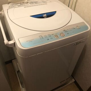 シャープ 洗濯機 5.5kg 穴のない洗濯槽