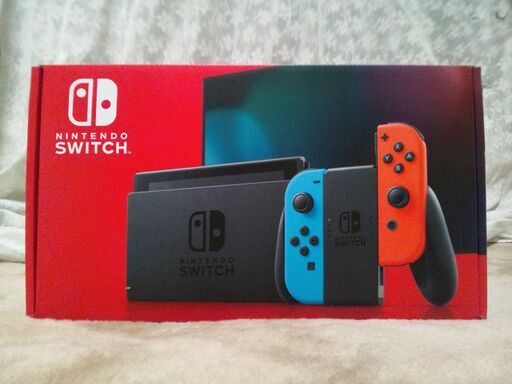 Nintendo Switch　ニンテンドースイッチ ネオンレッド＆ブルー