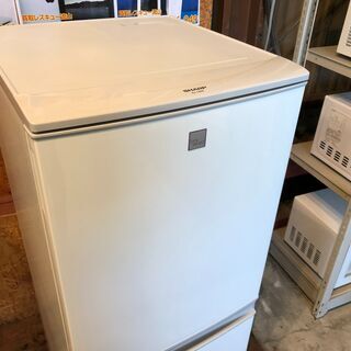 キッチン家電 【動作保証60日間あり】SHARP 2019年 SJ-14E6 137L 2ドア冷凍