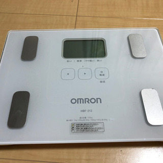【値下げ】オムロン　体重計・体脂肪率計