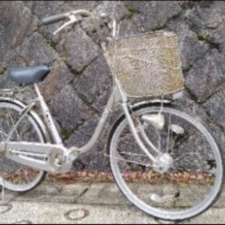 【値下げ】シルバー24インチ　自転車(20日まで！)